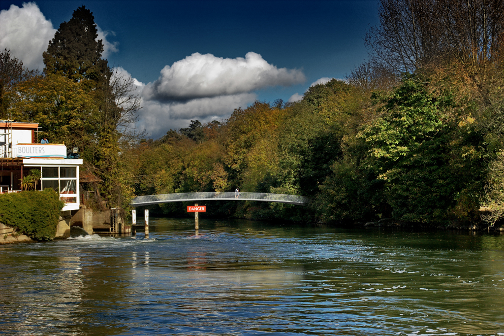 Bridge seen from downstream