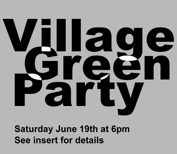 Village Green Party advert