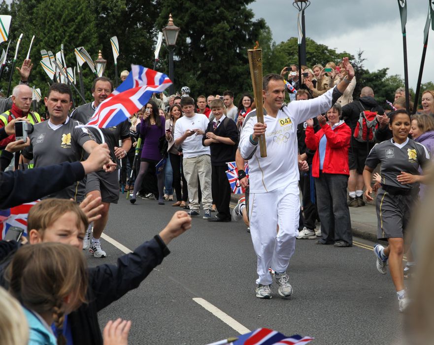 Olympic Torch Relay in Taplow - Andrew Findlay