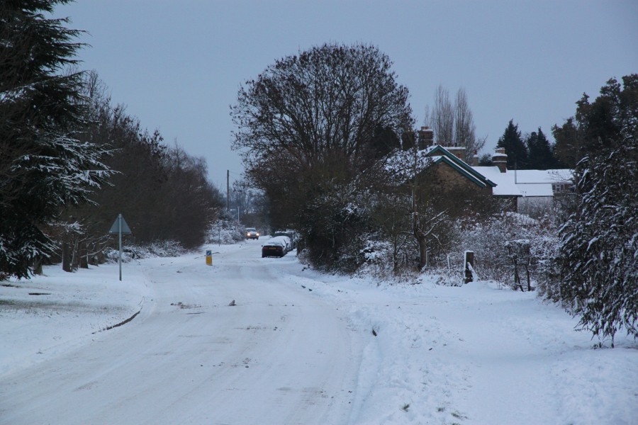 Snow on Boundary Road