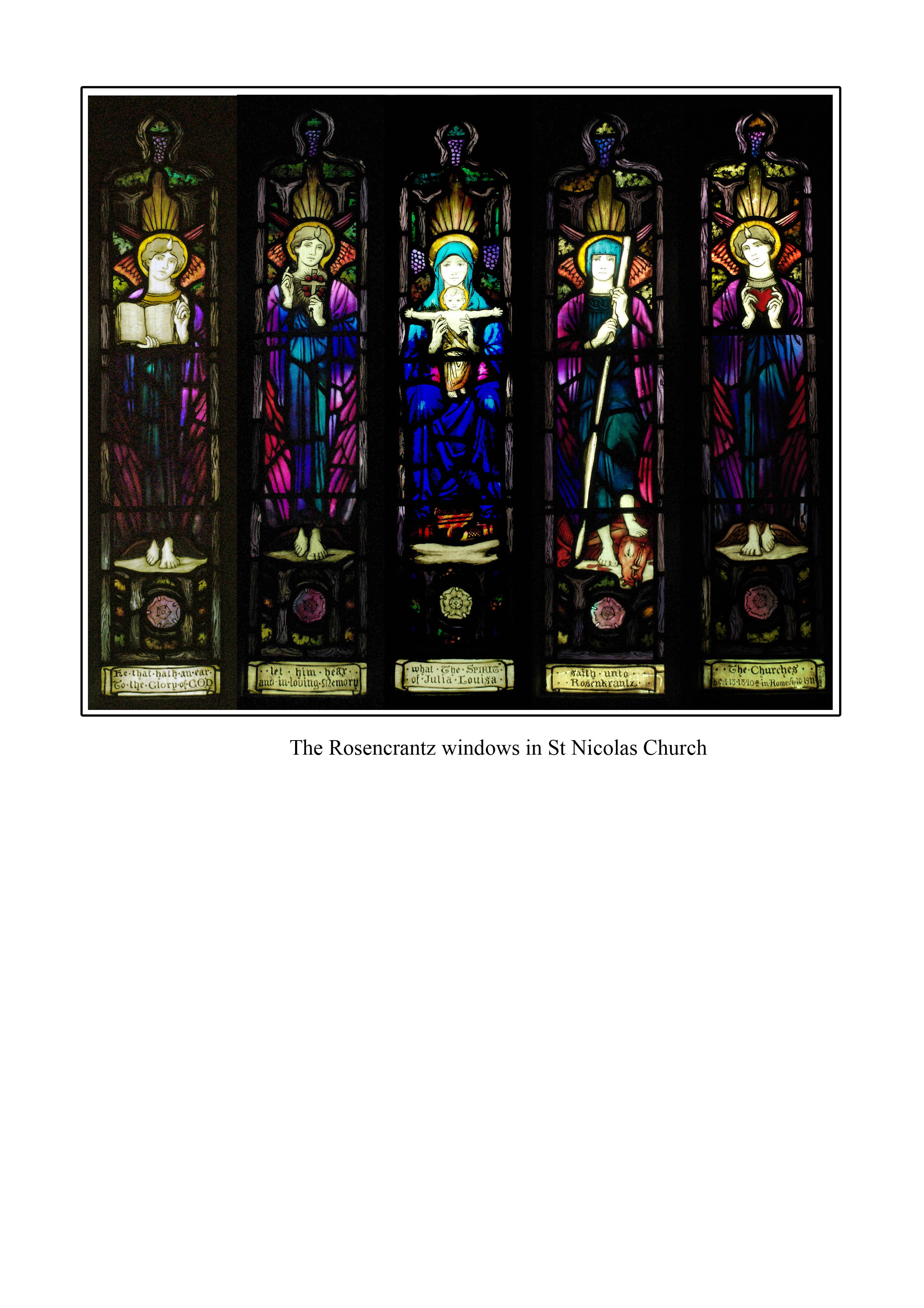 The Rosencrantz Window in St. Nicolas Church